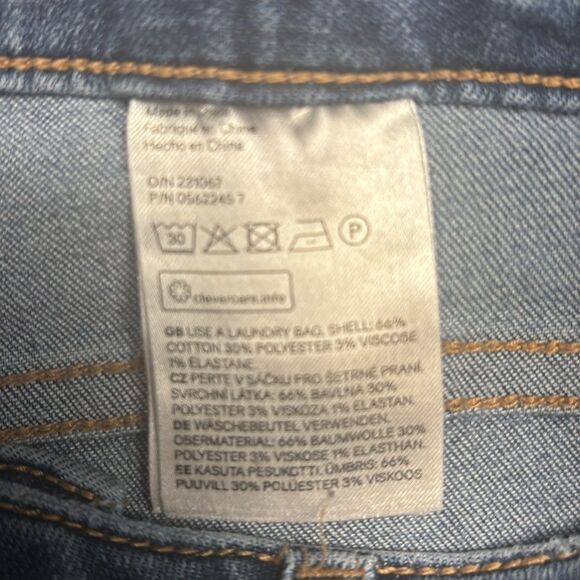 H & M distressed raw hem skinny jeans, size 8, good condition - Picture 11 of 12